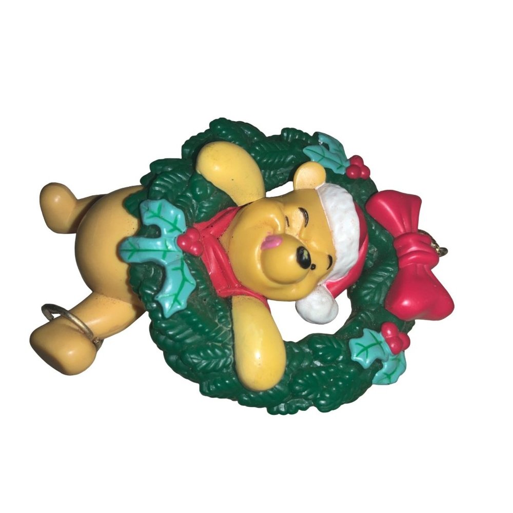Winnie the Pooh in a Wreath ORNAMENT